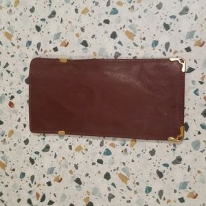 Vintage Cartier Burgundy Sunglass holder